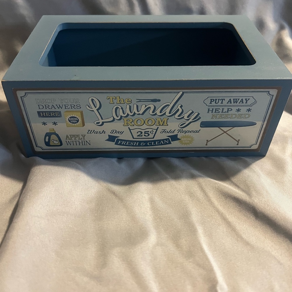 Laundry Room Dryer Sheet Organizer